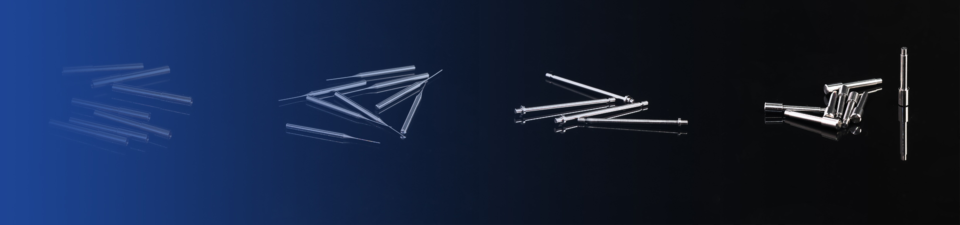 Micro precision components manufactured by Swiss-type CNC machining