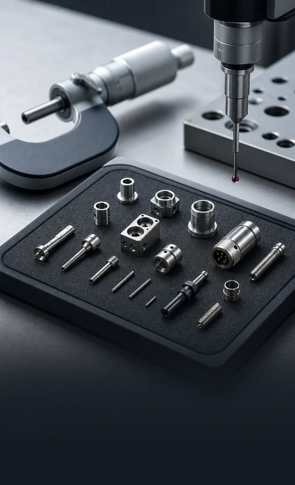 Miniature medical components produced by Swiss machining
