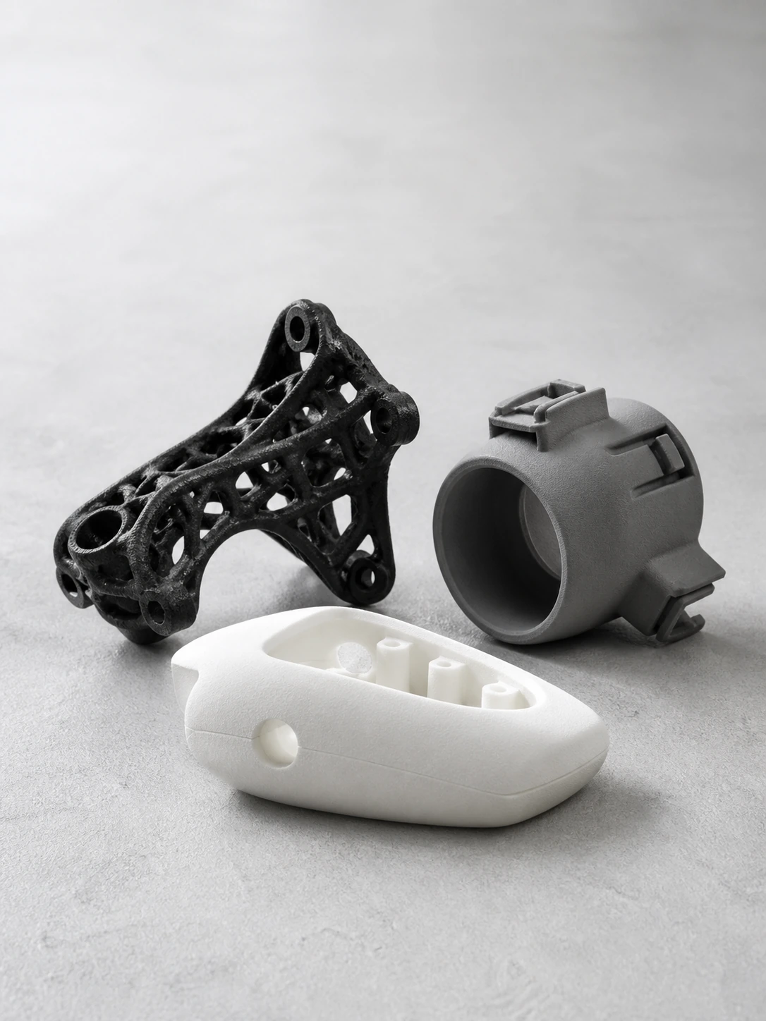 SLS 3D printing functional nylon prototype for fit and assembly testing